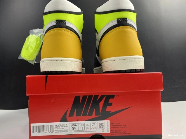Rep HIGH RETRO AIR 555088-118 JORDAN 'VOLT 1 OG GOLD' 0718